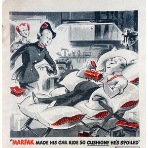 1951 Texaco Gas & Oil Marfak Advertisement Lubrication Automotive Vintage DWX11C